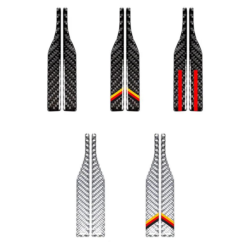 2026 Universal  Anti-collision Strip 2Pcs Rearview Mirror Anti-scratch Strip Car Sticker Decoration Reflective Strip Auto Parts