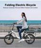 Samebike CY20 Faltbares Elektrofahrrad 36V 12Ah Herausnehmbarer Akku 20" Outdoor Fat E-Bike für Erwachsene