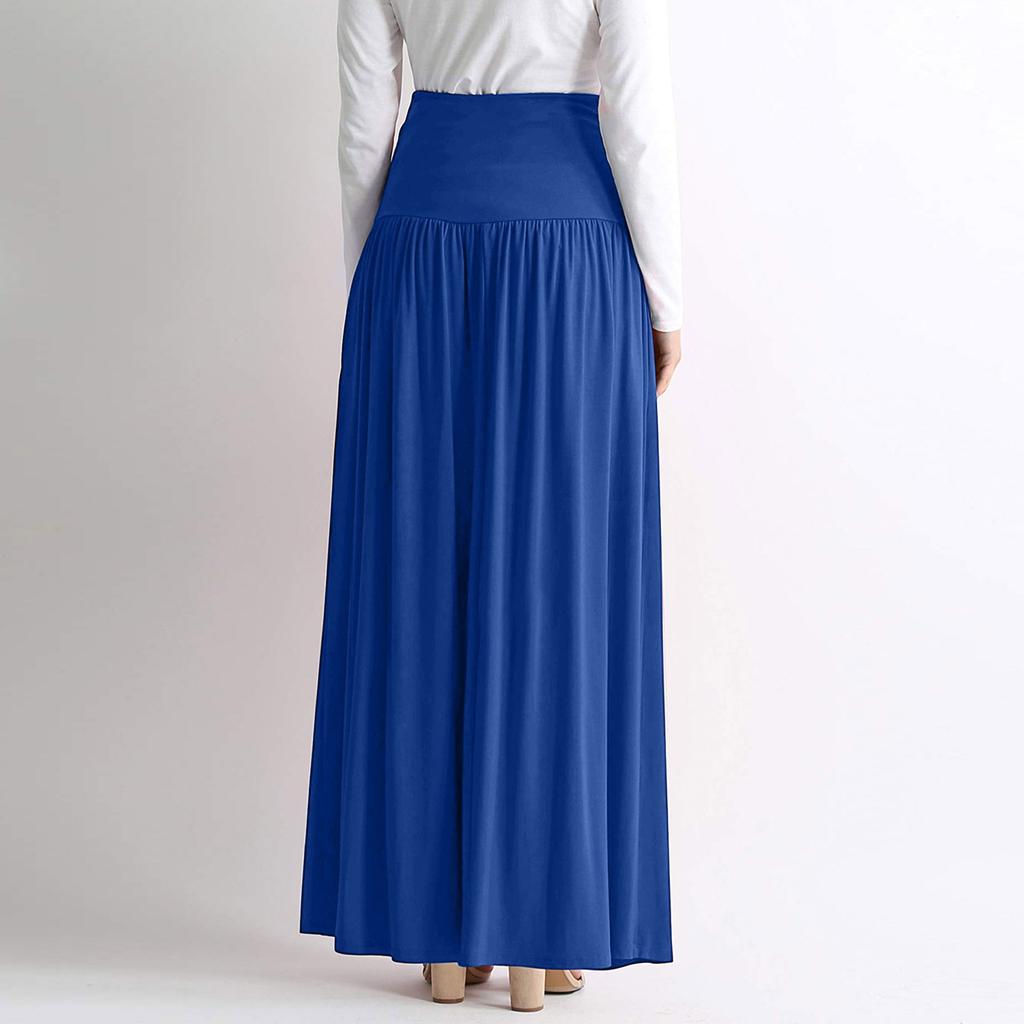 Women's Fashion Color Skirt Mid Length Skirt