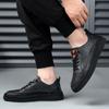 Handmade Leather Casual Men's Shoes Outdoor Design Sneakers Male Comfortable Leather Shoes Men Fashion Hot Sale Driving Footwear