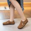 Women's Spring New Retro Ugly Cute Beanie Shoes, Pregnant Women Soft-soled Lazy Boken Shoes