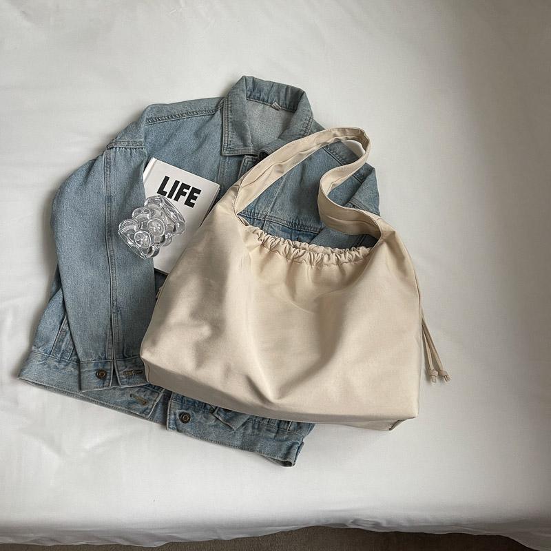 Geantă ușoară de umăr de damă, de culoare solidă, geantă impermeabilă pentru subrat