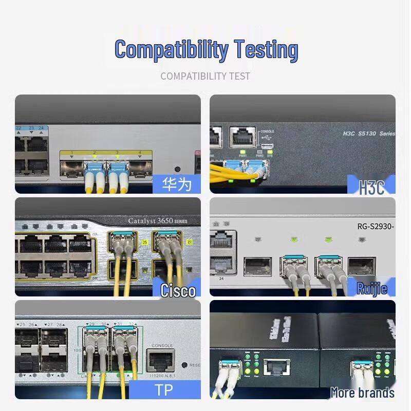 JT-COM 10G SFP+ Single-Mode LC Transceiver, 10km