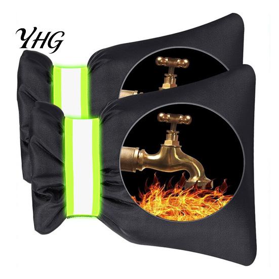 Freeze-Proof Faucet Cover Outdoor for Winter, Waterproof Hose Bib Cover, Oxford Cloth Reusable Winterizing Outside Yard