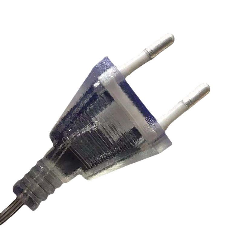 Praktischer USB-Europäischer Standard Europäischer Standard 3 Meter Stecker Verlängerungskabel Hängende Vorhangleuchten String Schnalle Zubehör mit Schalter