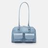 Bag women, autumn and winter new Korean large-capacity retro bowling portable shoulder bag