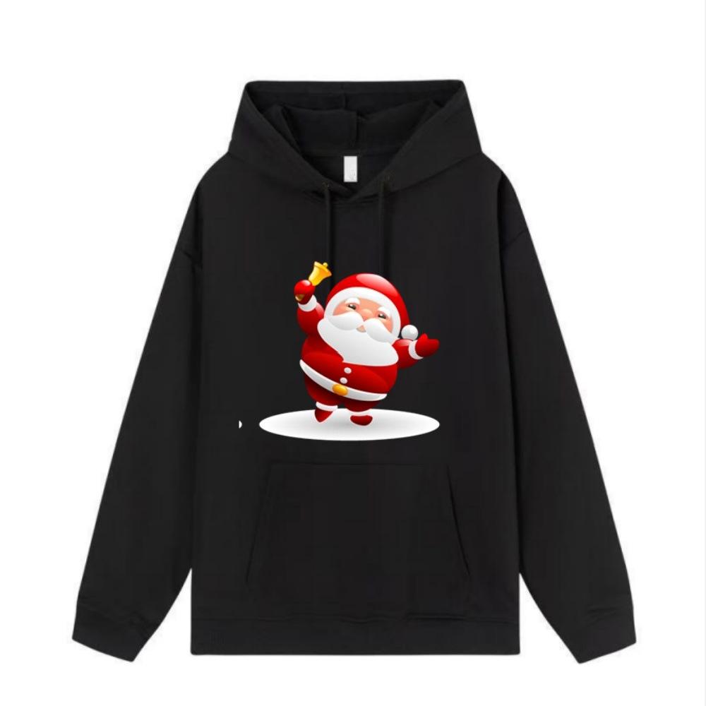 Vánoční Vzor Santa Clause Zábavná Módní Mikina s Kapucí Muži Ženy Podzim Zima Ležérní Líný Styl Volná Mikina