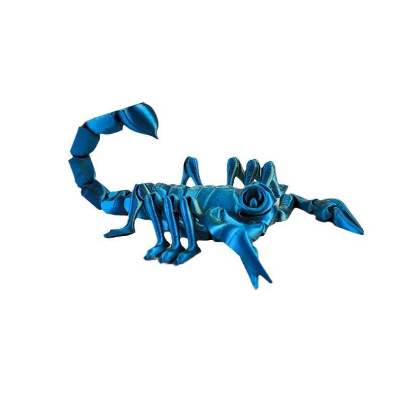 3D Printing Animal Scorpion Tail Limbs Movable Joints Halloween Christmas Decorations Ornaments Toys For Desktop Decoration