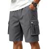 Men's Cargo Shorts Loose Fit Drawstring 5 Inch Inseam for Outdoor Sports