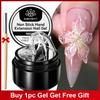 BORN PRETTY 15ml Clear Non Stick Hand Extension Gel 3D Shaping Sculpting Carving Nail Art Solid Hard Gel for Fake Nail