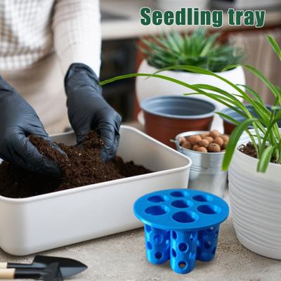 Yousheng Lente-ui Hergroeier 3D Geprint Lente-ui Plantenbak Deksel 7 Gaten of 9 Gaten Keuken Hergroeigereedschap voor Hydroponische Container Eenvoudige Lente-ui Hergroei