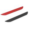 2Pcs Carbon Fiber Car Door Sill Scuff Plate Pedal Trim Accessory 3.65x25.3cm