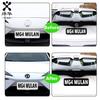 For MG Mulan Car Emblem Decorative Stickers For MG4 Mulan 2022-2025 Front and Rear Black Sticker Modified Parts q1