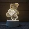 3d Nightlight Vision Bedroom Creative Desk Lamp Diy Holiday Gift Usb Direct Plug