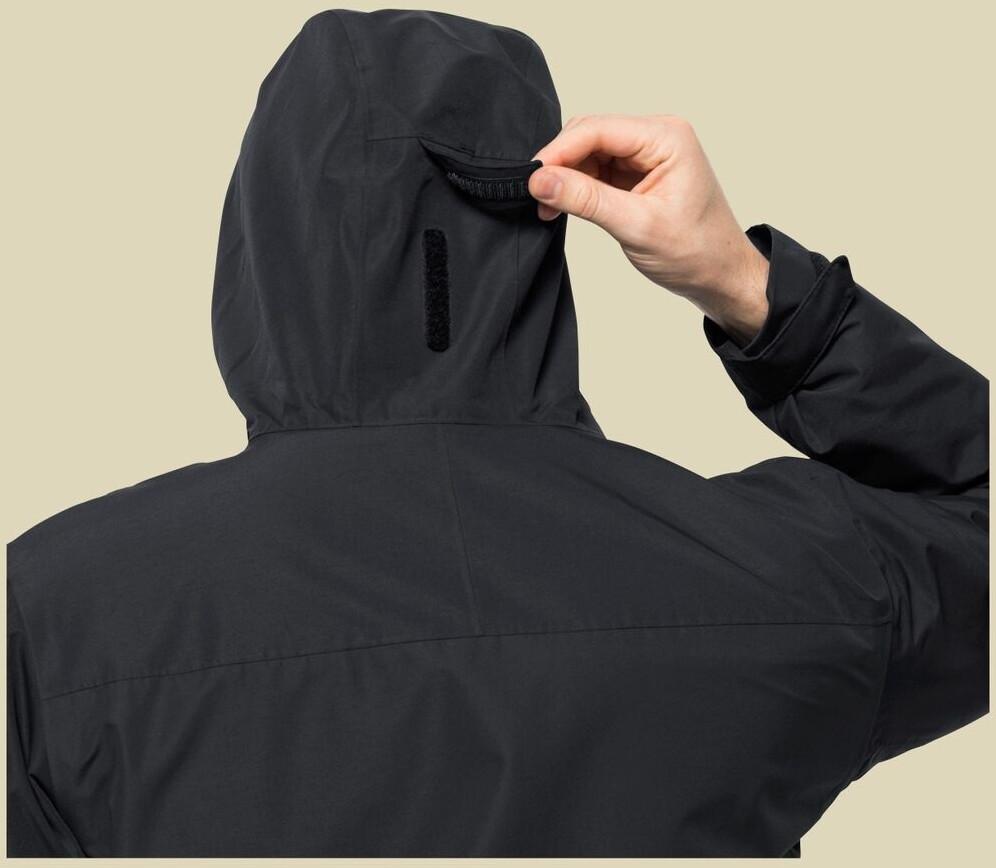 Jacket Jack Wolfskin Taubenberg 3in1 Jkt M Black