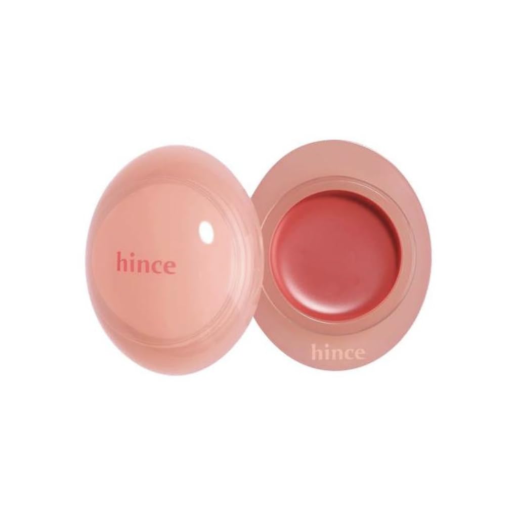 Hinsu [Low Glow Dewy Ball] Glow Lip & Cheek Balm, a dewy, clear, glossy balm (03 Bunny Pink, 52 x 60 x 35mm)
