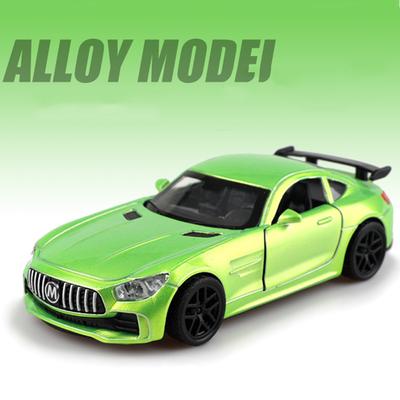 1/36 Escala Liga Benz AMG GT Carro de Corrida Die Cast Modelo Brinquedo Simulação Veículos Modelos com Pull Back Brinquedos para Crianças Coleção Presentes