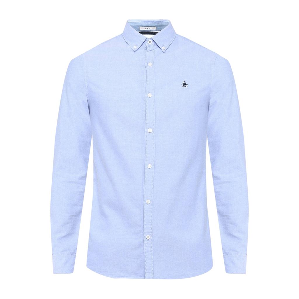Original Penguin Mens Sticker Pete EcoVero Long-Sleeved Shirt