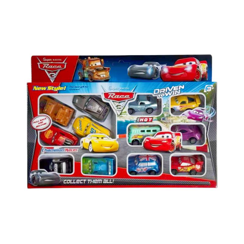 12 gab./komplekts Pixar Cars Zibens