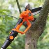 2-in-1 Cordless Pole Saw & Mini Chainsaw, 20V 2Ah Battery Pole Chainsaw, 5" Cutting Capacity 8 Ft Reach Pole Saw for Branch Cutting & Tree Trimming