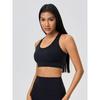 Original Sports Vest Bra One-Piece Outer Wear Yoga Vest Women Fixed Cup Shockproof Running Fitness Underwear Women
