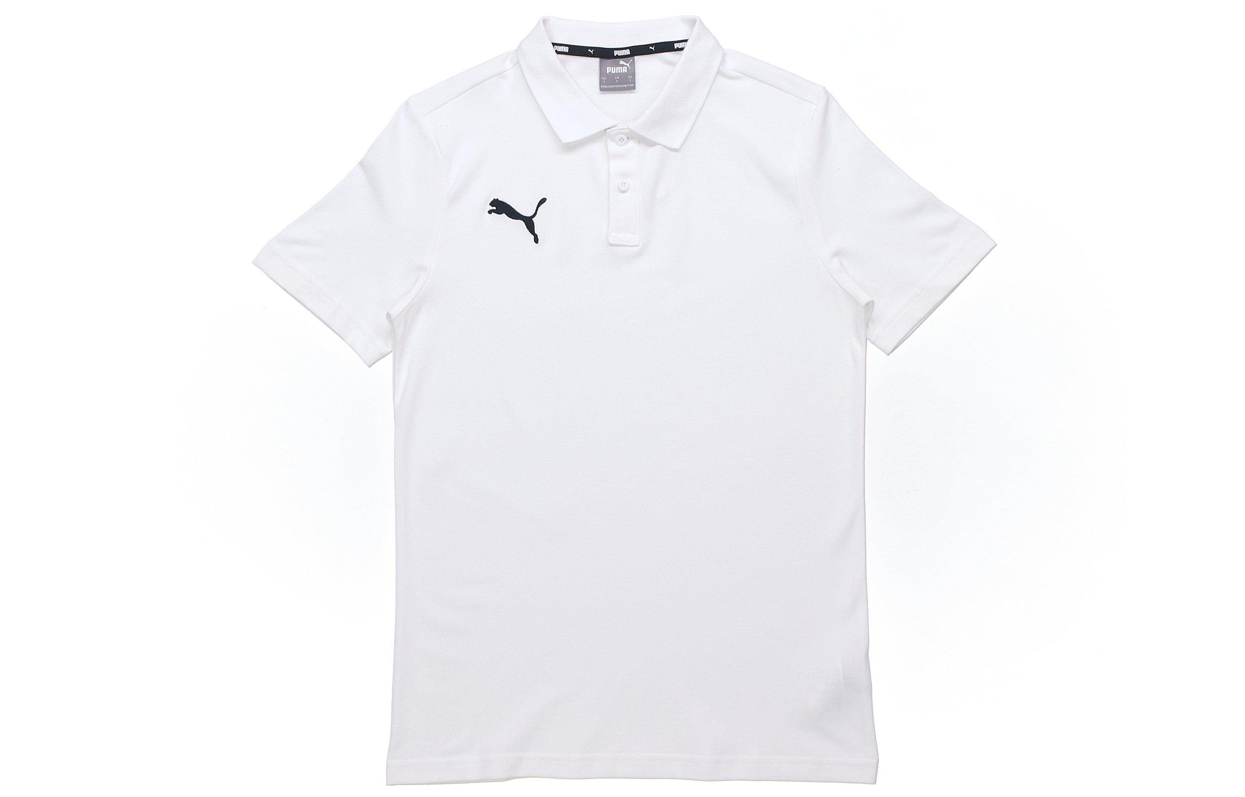 PUMA Polo Shirts Men s White Polo Collar Moderate Straight Fit 656579-04 2XL