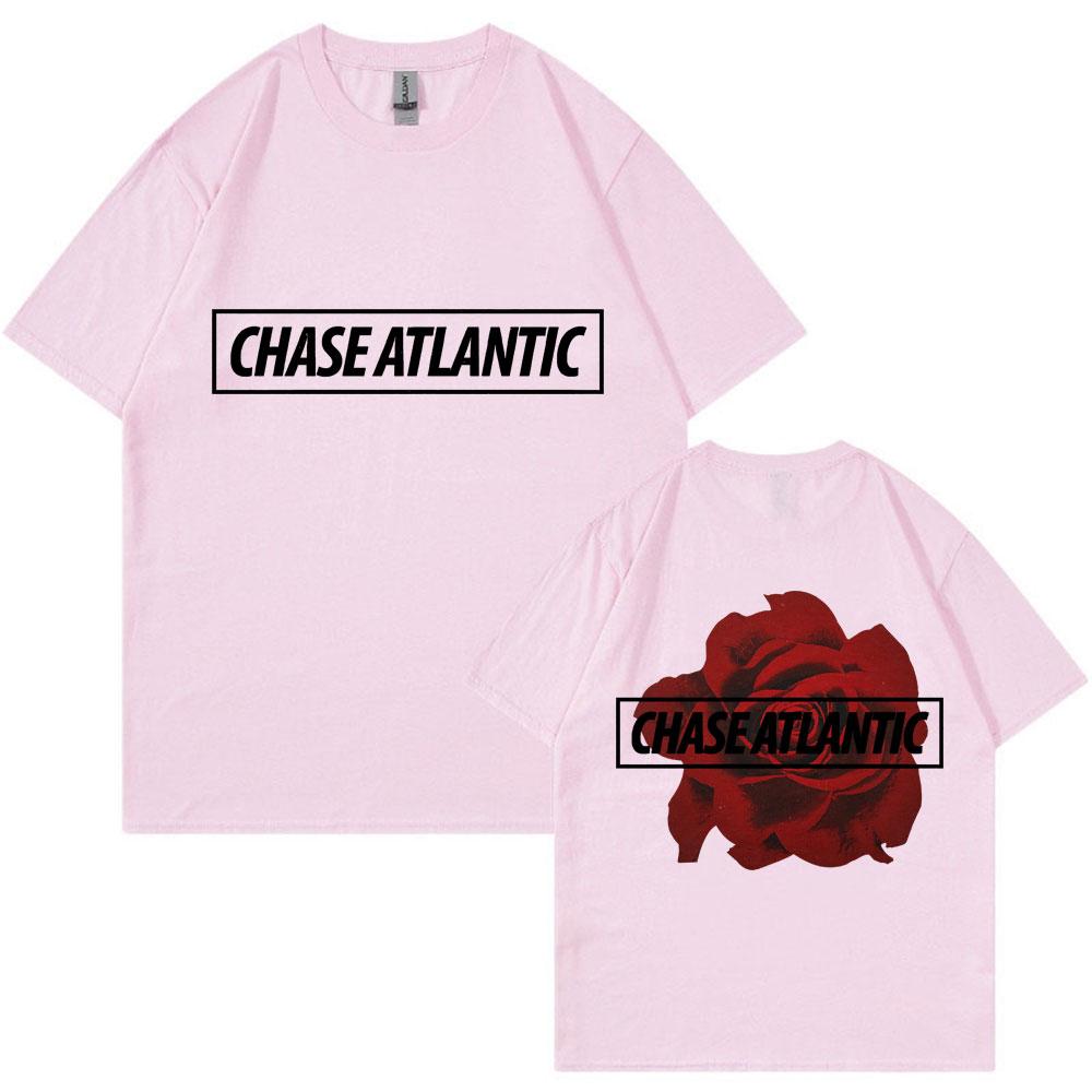Chase Atlantic Beauty In Death Album T Shirt Music Band Fashion Vintage Hip Hop T-shirts Men Women Loose Cotton Y2k Tee Shirts