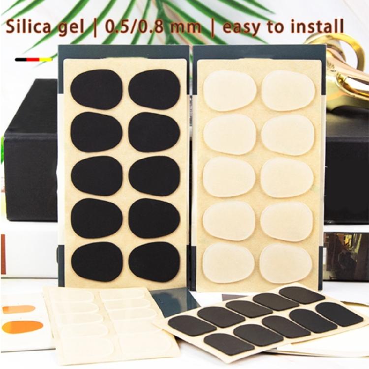 10 Stück/Packung Silikon Saxophon und Klarinette Mundstückabdeckungen Set für Saxophon und Klarinette Mundstücke Hitzebeständig
