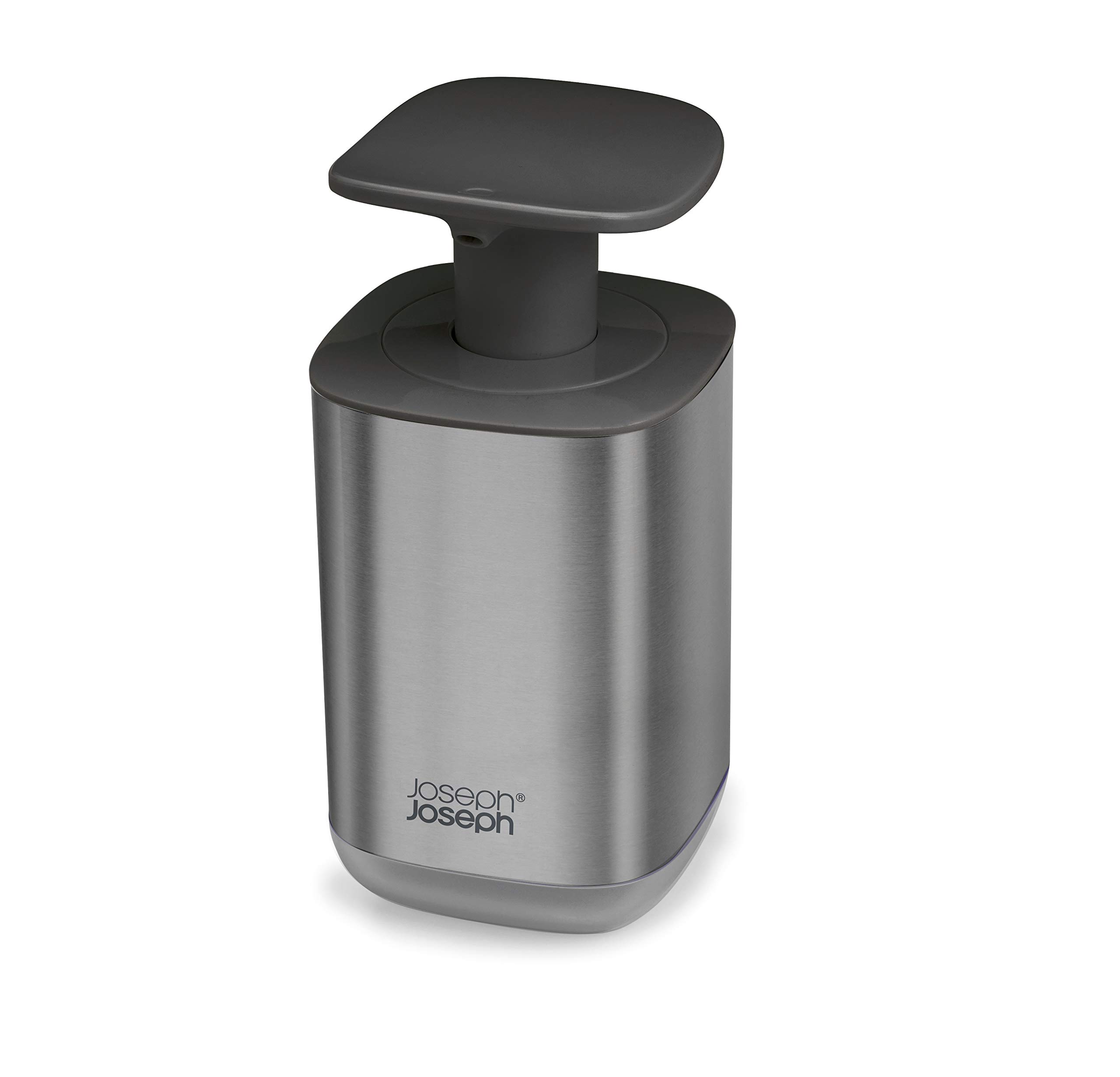 

Joseph Joseph Presto Soap Dispenser, Gray, 350ml, Stainless Steel, Pump, 85164 [Authentic]