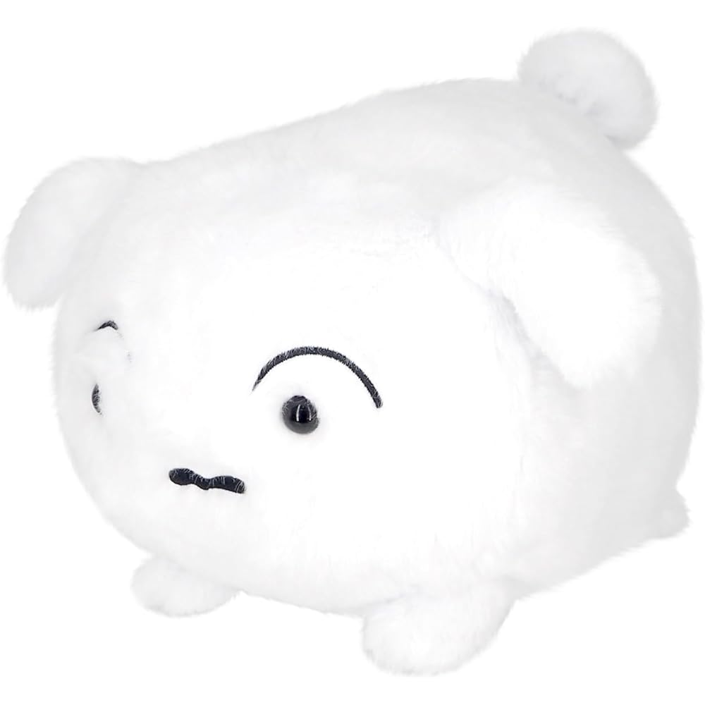 Sanei Boeki Crayon Shin-chan Shiro Cotton Candy Plush Toy 20x23x16cm