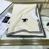 Elegant Double C Letter Imitation Cashmere Scarf - Women's Fragrant Style Shawl for Autumn/Winter