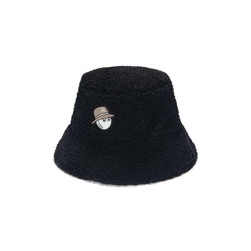 MALBON GOLF Padded Reversible Bucket Hat Black (Woman)