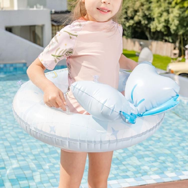 Bowknot Swimming Pool Hoop Swim Float Inflatable Swimming Rings Inflatable