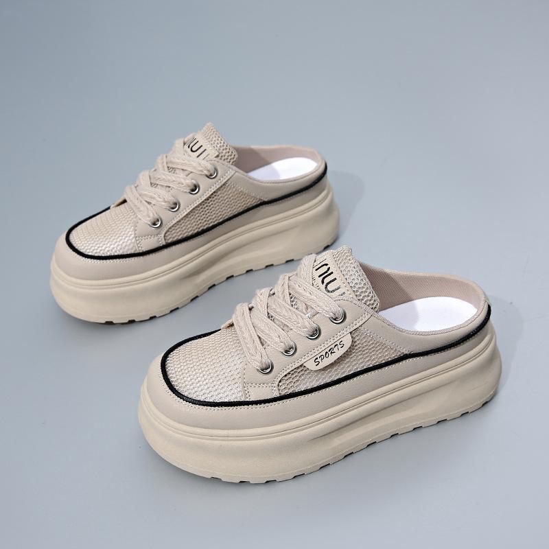 

2025 летние новые сандалии с одной педалью женская верхняя одежда модные сандалии на платформе повседневная пляжная обувь женская XW520 40 хаки