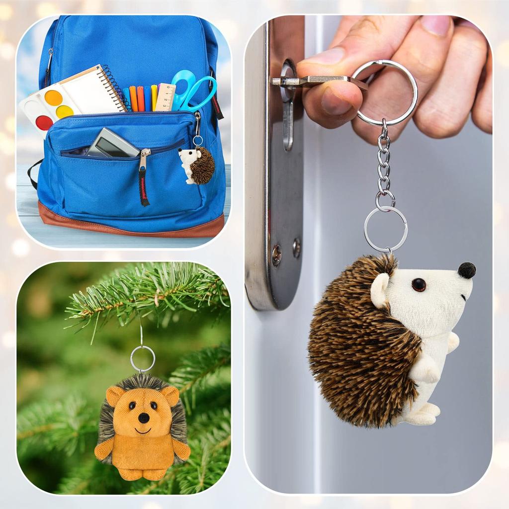 Hedgehog Plush Toy Pendant Doll Cartoon Hedgehog Cute Soft Toy 3.9 Inch