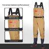 GUAIKEAI Men's One-Piece Rain Waders with Boots