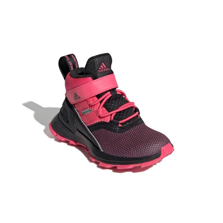 Adidas Breathable Mid top Kids' Running Shoes Pink Black Kids' EG8363