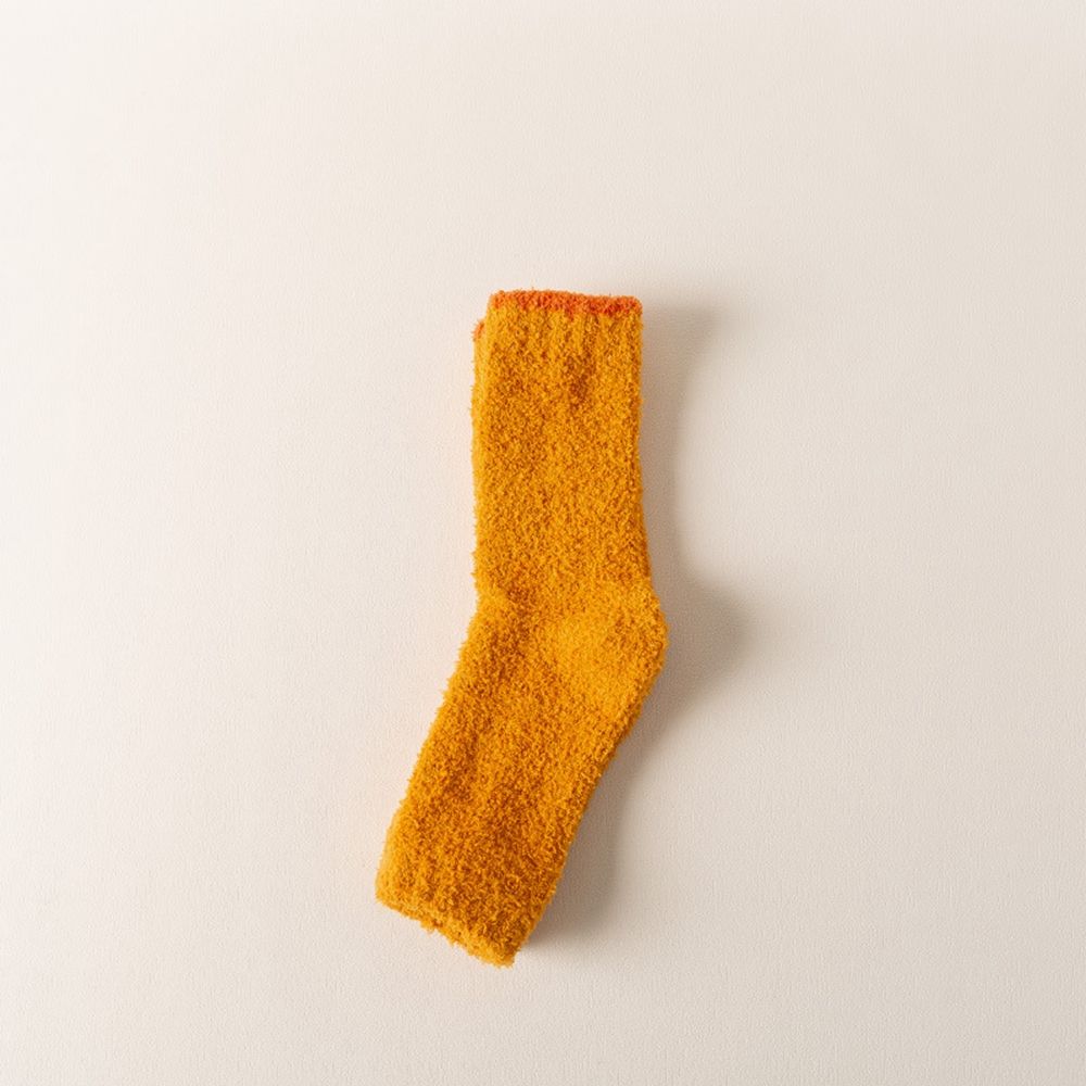 Autumn Girls Foot Cover Lolita Coral Fleece Socks Women Hosiery Knee Protection Knitted Leg Warmers