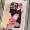 Pink Sweet Lily Pattern Phone Case For iPhone 17 Pro 16 15 14 Plus 13 12 11 Pro Max Pro 16E 17 Air Shockproof Soft Cover