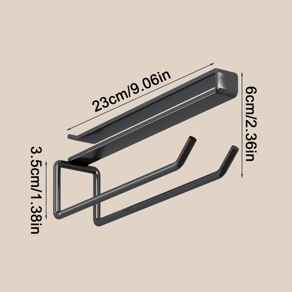

Under Cabinet Glass Rack No Drill Space Saving Metal Under Counter Glass Storage Glassware Racks for Kitchen Cellar Dining Room чорний