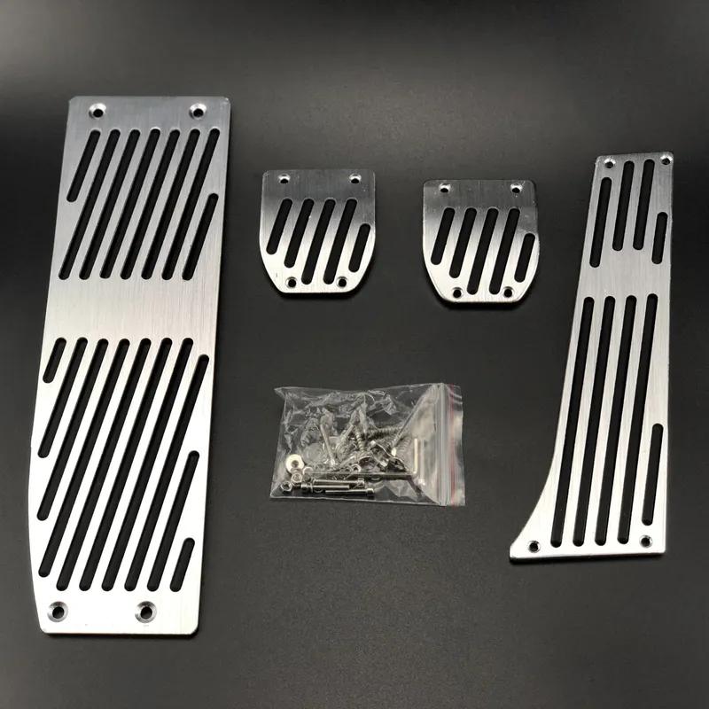 Non-drilling Non-slip Accelerator Gas Fuel Brake Foot Rest Pedal Pads For BMW 1,3 Series X1 E39 E46 E87 E90 E91 E92,Car Styling