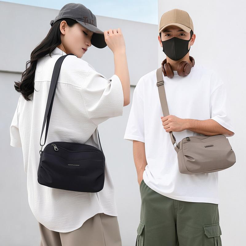 Solid Color Crossbody Bag Sport Shoulder Bag