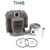 Kit de Cilindro A51K-44MM TH48 Para Kawasaki Kbl48 KBH48 KAAZ Roçadeira Cortador de Grama Cabeçote do Cilindro Anéis de Pistão Pino Travas Montagem