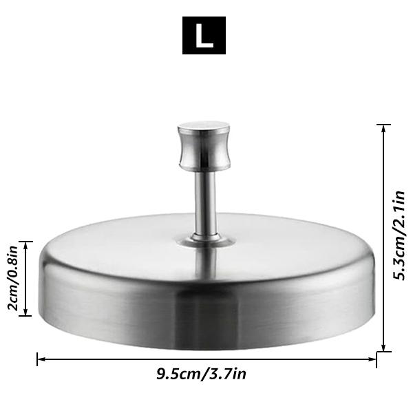 304 Stainless Steel Patty Maker, Adjustable Hamburger Burger Press, Non-stick Patty Making Molds for Beef Vegetables Burgers