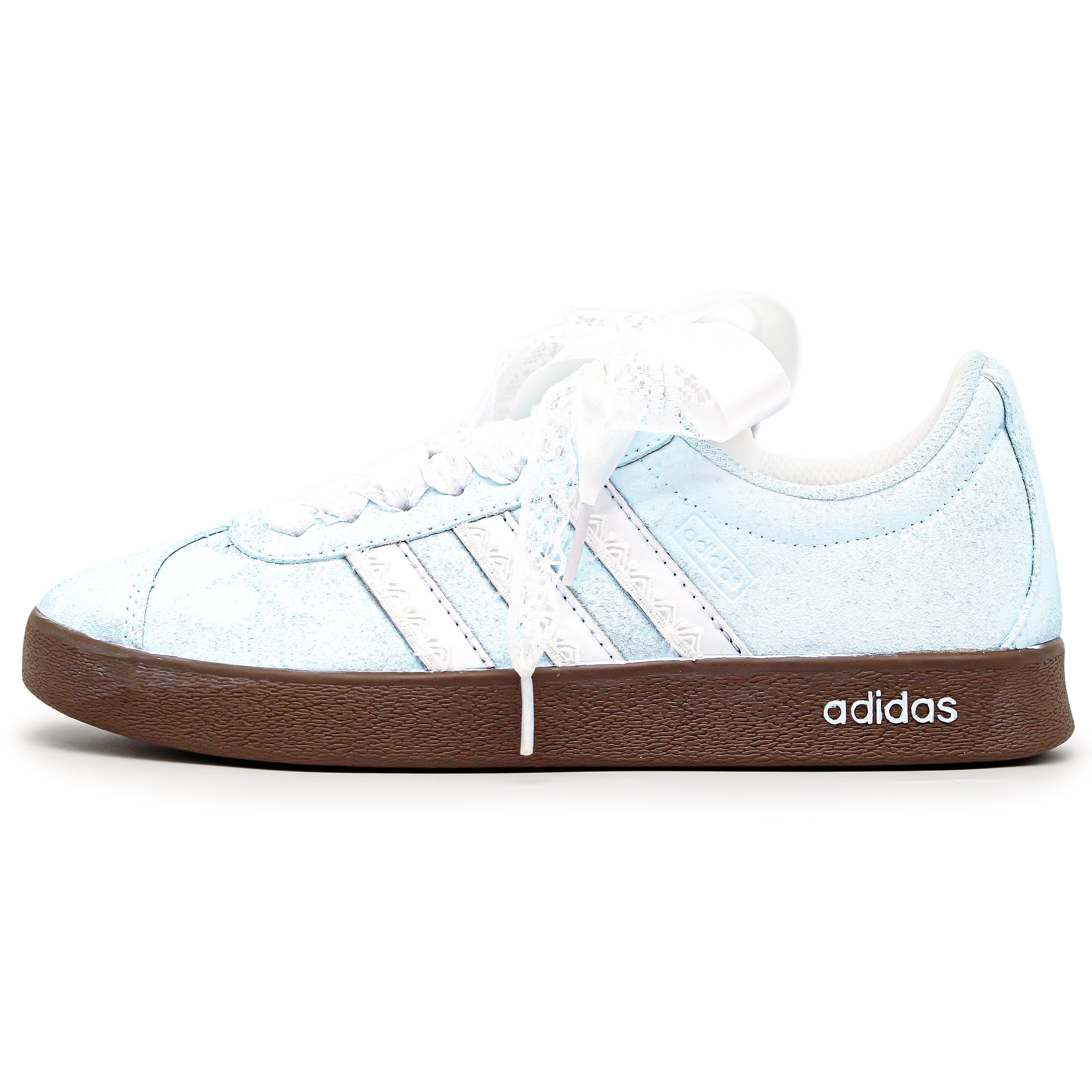 

Adidas VL COURT 2.0 Abrasion Resistant Low top Skateboard Shoes Unisex Blue HQ1802(Team1279-) 38