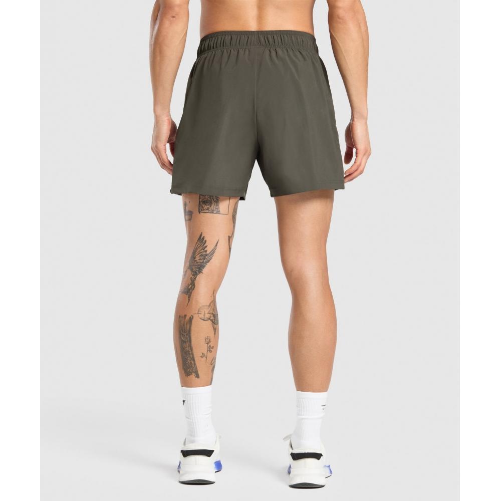 Gymshark Sport  5  Shorts Strength Green Utility Green A1b3m Ecj0