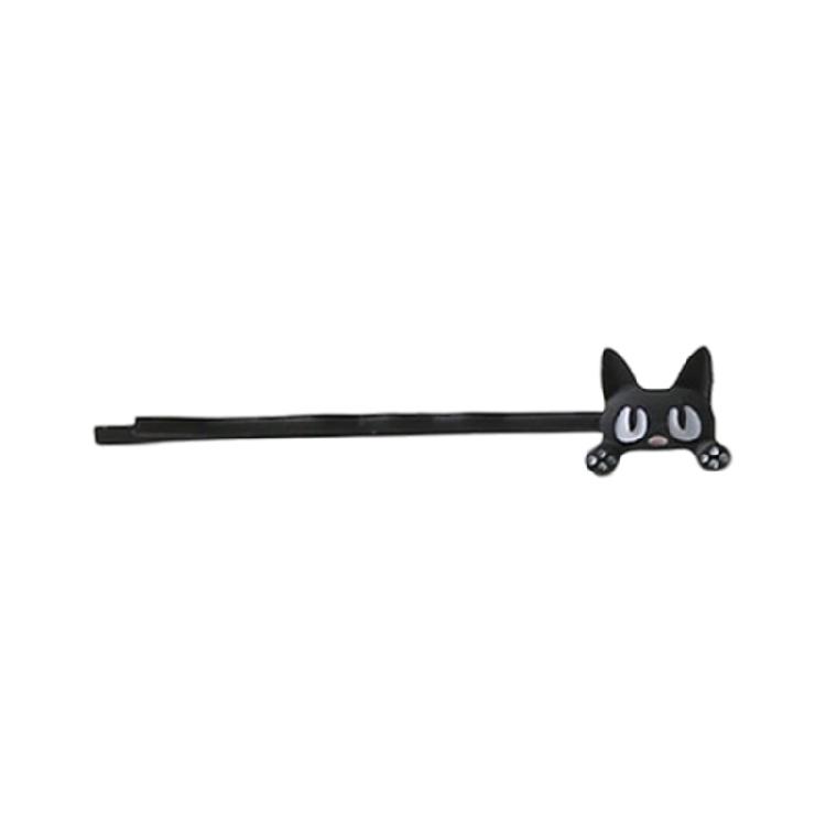 Simple Black Cats Hair Clip for Women Girl Lovely Cats Hairpin Hair Styling Barrettes for Various Hair Type and Occasion