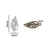 50pcs/lot 19x8mm Alloy Leaves Shape Antique Pendant Charms Necklace Bracelet Earring DIY For Jewelry Making Accessories Supplies