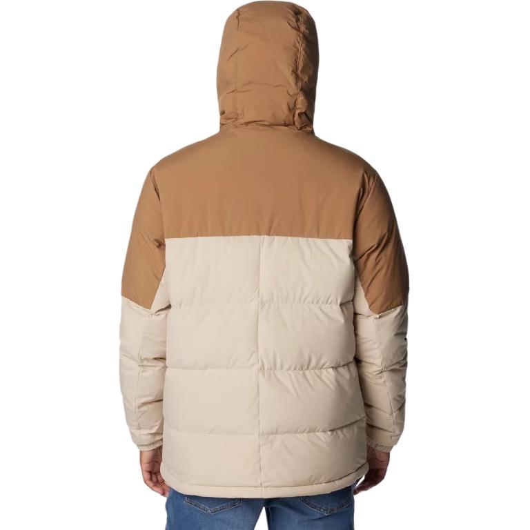 Columbia Aldercrest™ Color Block Down Insulated Waterproof Comfortable Hooded Jacket Men Jackets Ancient-Fossil Delta 2008471-271