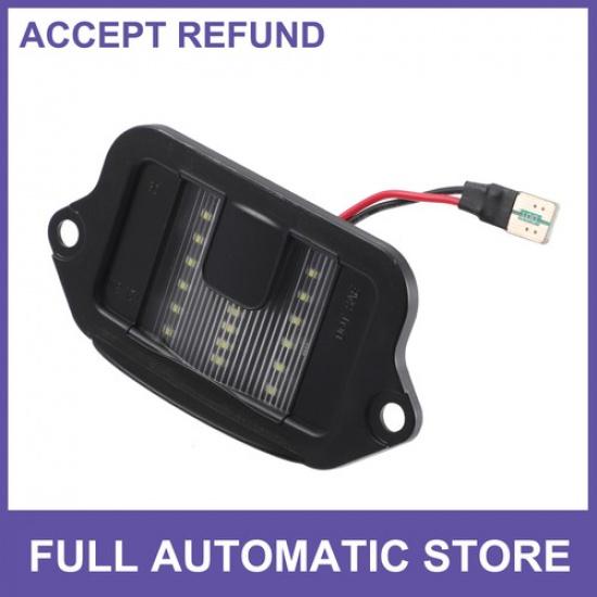6500K White LED License Plate Light Single  for Ford for Mustang 2005-2009